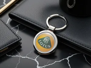 Lotus Auto Schlüsselkette Rennstil Robust Metall